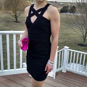 Black cut out dress size 1